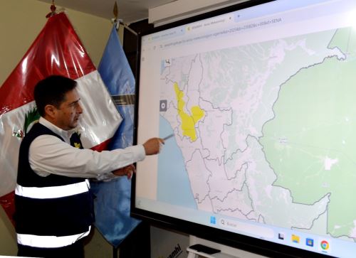 Iván Veneros Terán, director del Senamhi Cajamarca, advirtió que los vientos fuertes de hasta 35 kilómetros por hora afectarán a varias provincias de esta región. ANDINA/Difusión