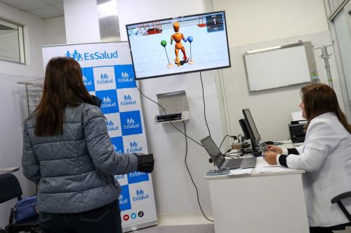 Hospital Rebagliati adquirió nuevos equipos de rehabilitación que utilizan realidad virtual. Foto: ANDINA/Difusión