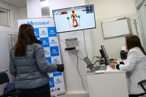 Hospital Rebagliati adquirió nuevos equipos de rehabilitación que utilizan realidad virtual. Foto: ANDINA/Difusión
