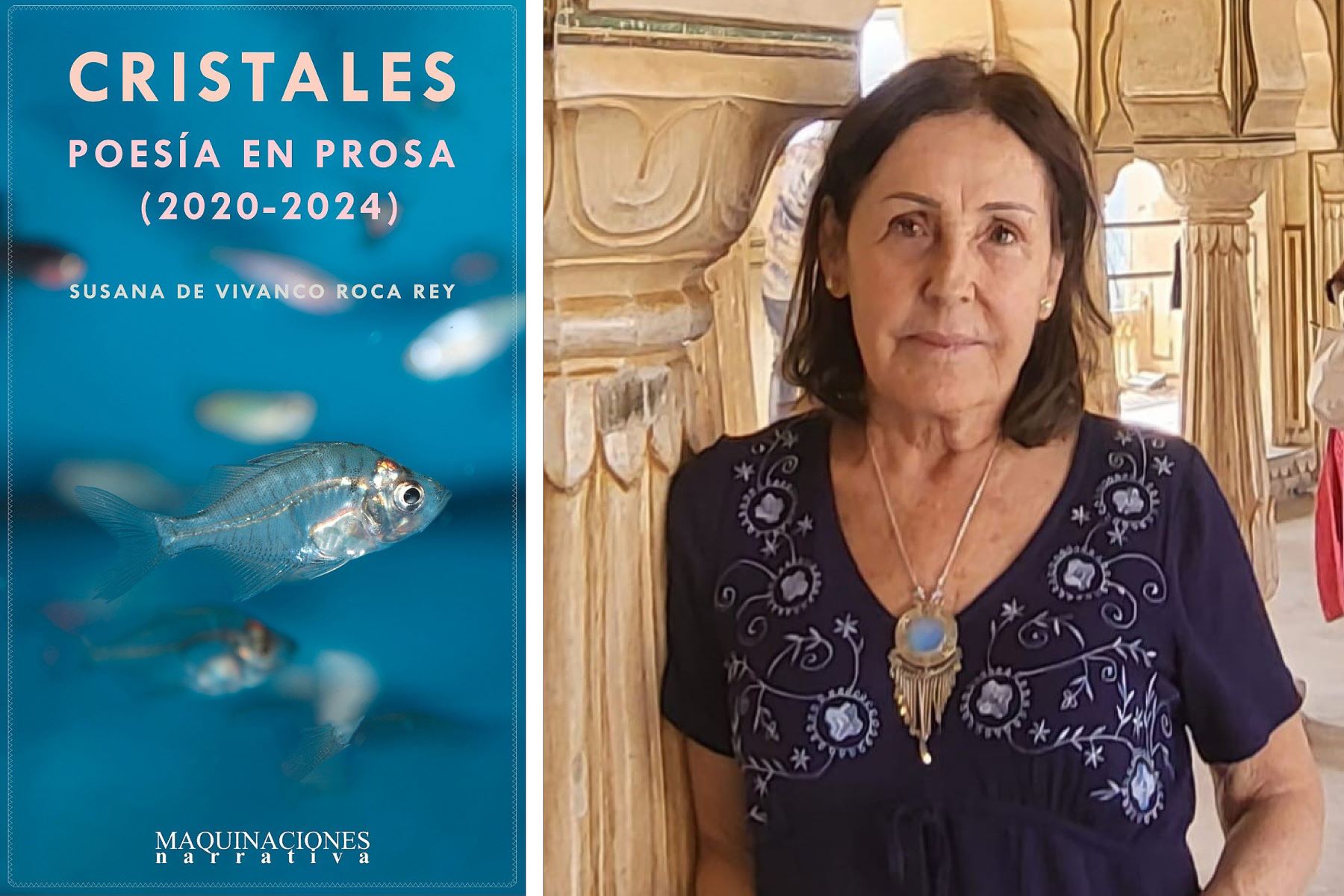 Susana de Vivanco presenta su primer poemario este jueves en Miraflores. Fotos: Difusión.