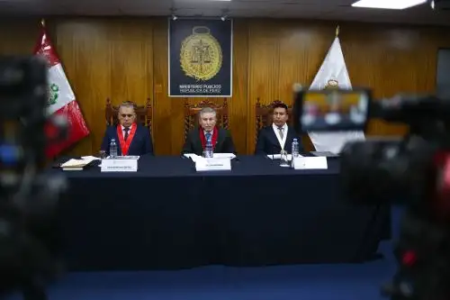 Fiscal adjunto supremo Mirko Cano Gamero, coordinador nacional de las Fiscalías Especializadas en Extinción de Dominio.