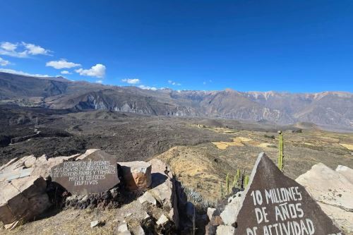 El geoparque mundial de la Unesco Colca y Volcanes de Andagua está ubicado en la región Arequipa. Foto: ANDINA/Difusión