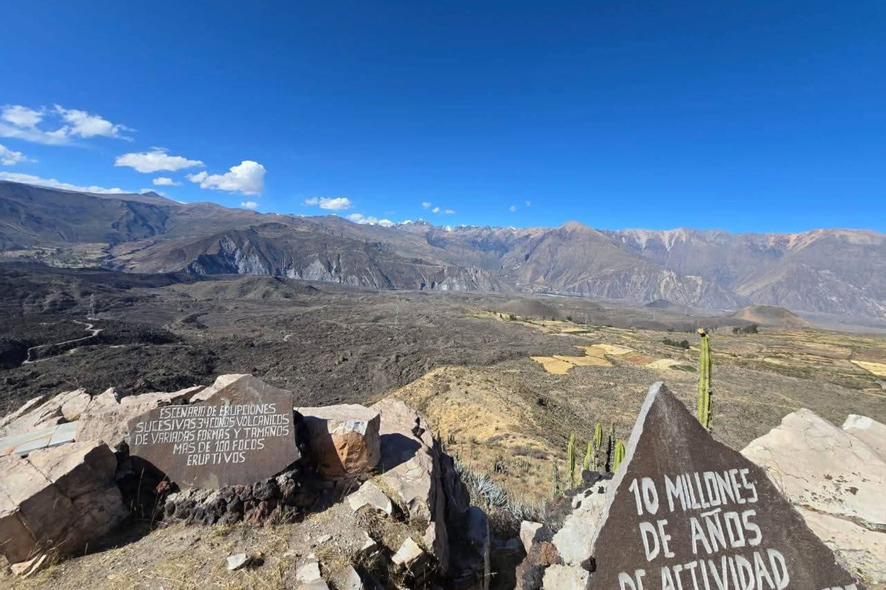 El geoparque mundial de la Unesco Colca y Volcanes de Andagua está ubicado en la región Arequipa. Foto: ANDINA/Difusión