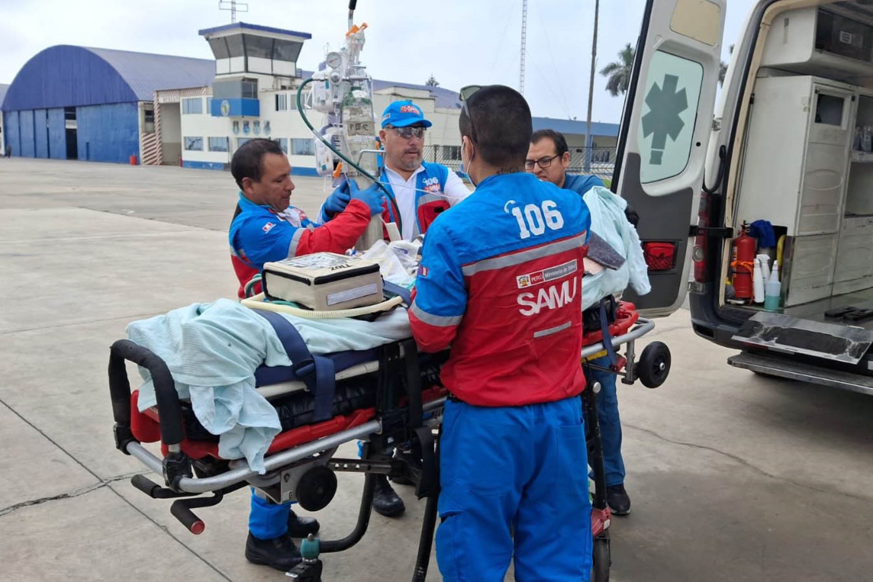 Minsa, a través del SAMU, realizó el traslado aeromédico de 85 pacientes en lo que va del año. Foto: ANDINA/Difusión