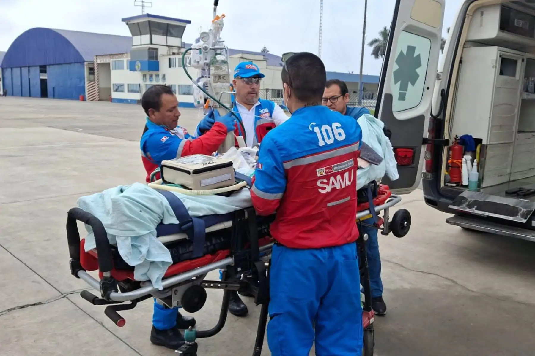 Minsa, a través del SAMU, realizó el traslado aeromédico de 85 pacientes en lo que va del año. Foto: ANDINA/Difusión