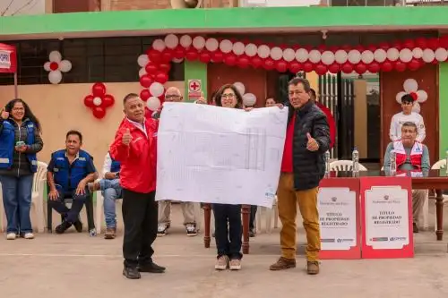 Cofopri formaliza Villa Civil Militar Marko Jara Schenone de Ancón. Foto: ANDINA/Difusión