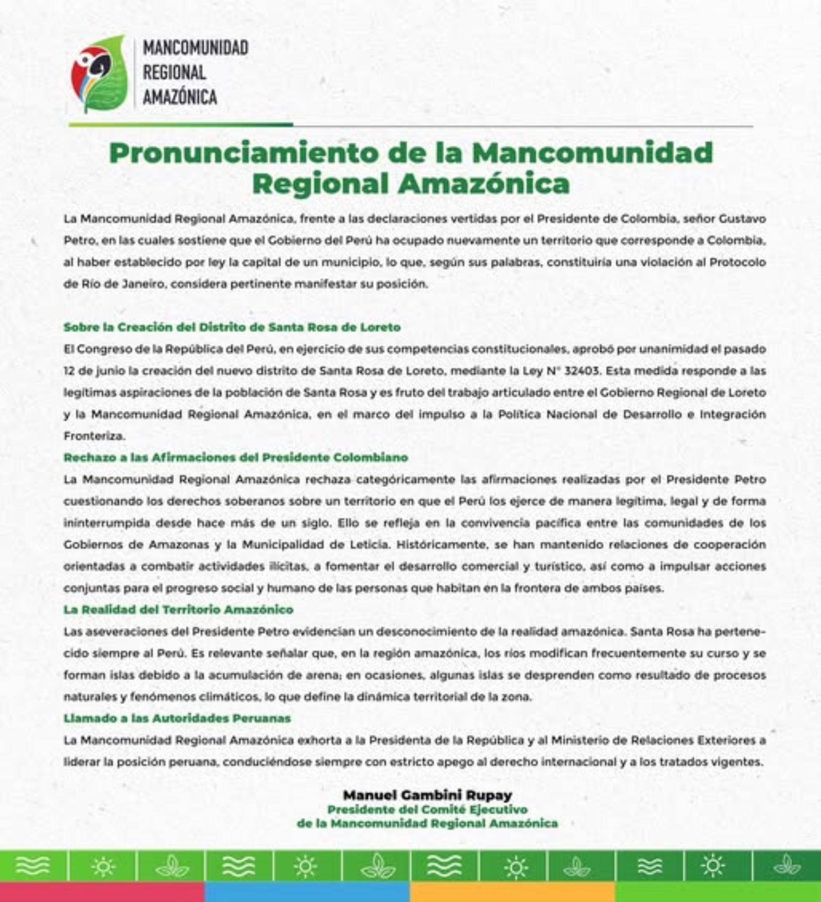 ANDINA/Difusión