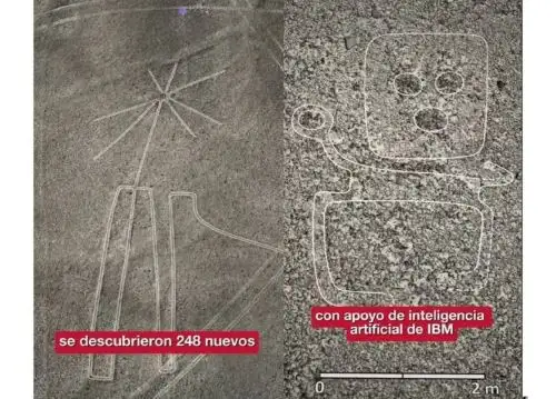 Un nuevo hallazgo de 248 geoglifos fueron hallados en la zona arqueológica de las Líneas de Nasca. El descubrimiento fue realizado por investigadores japoneses encabezados por Masato Sakai quien se presentó en el en el Pabellón Perú en la Expo 2025 Osaka Kansai.