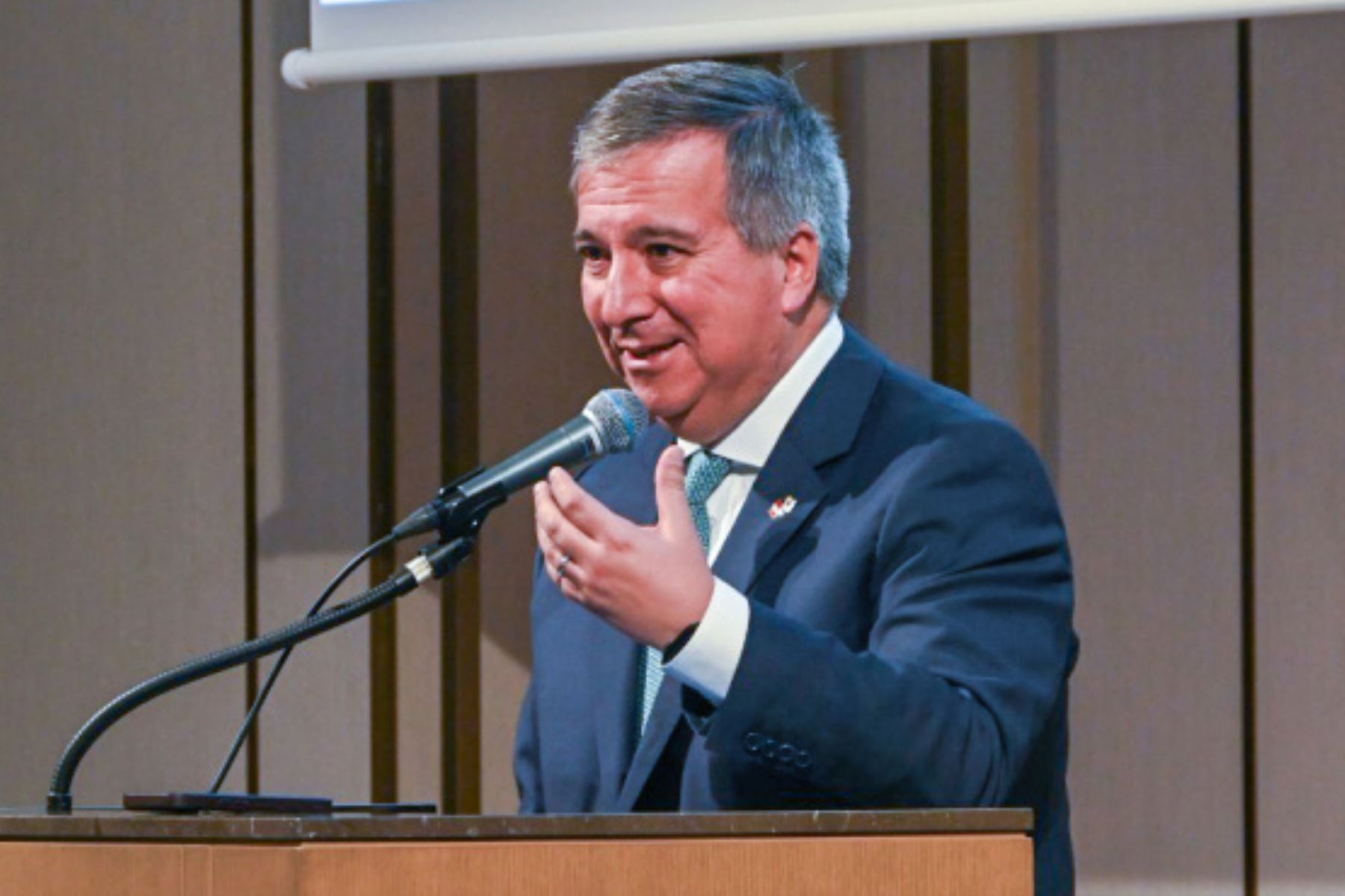 El ministro de Economía y Finanzas, Raúl Pérez Reyes, participó en la XVI Reunión del Consejo Empresarial Peruano-Japonés (Cepeja). Cortesía MEF ANDINA/Difusión