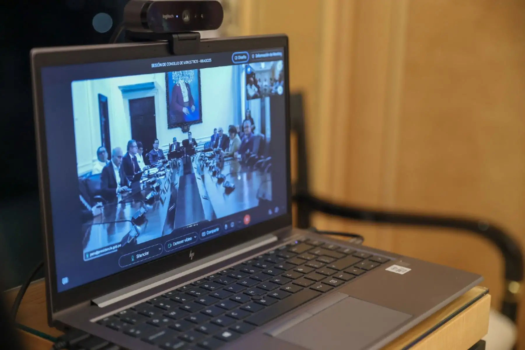 Desde Japón, la presidenta Dina Boluarte Zegarra lideró de manera virtual una nueva sesión del Consejo de Ministros, en la que se abordaron temas de interés para el país. Foto: ANDINA/Prensa Presidencia