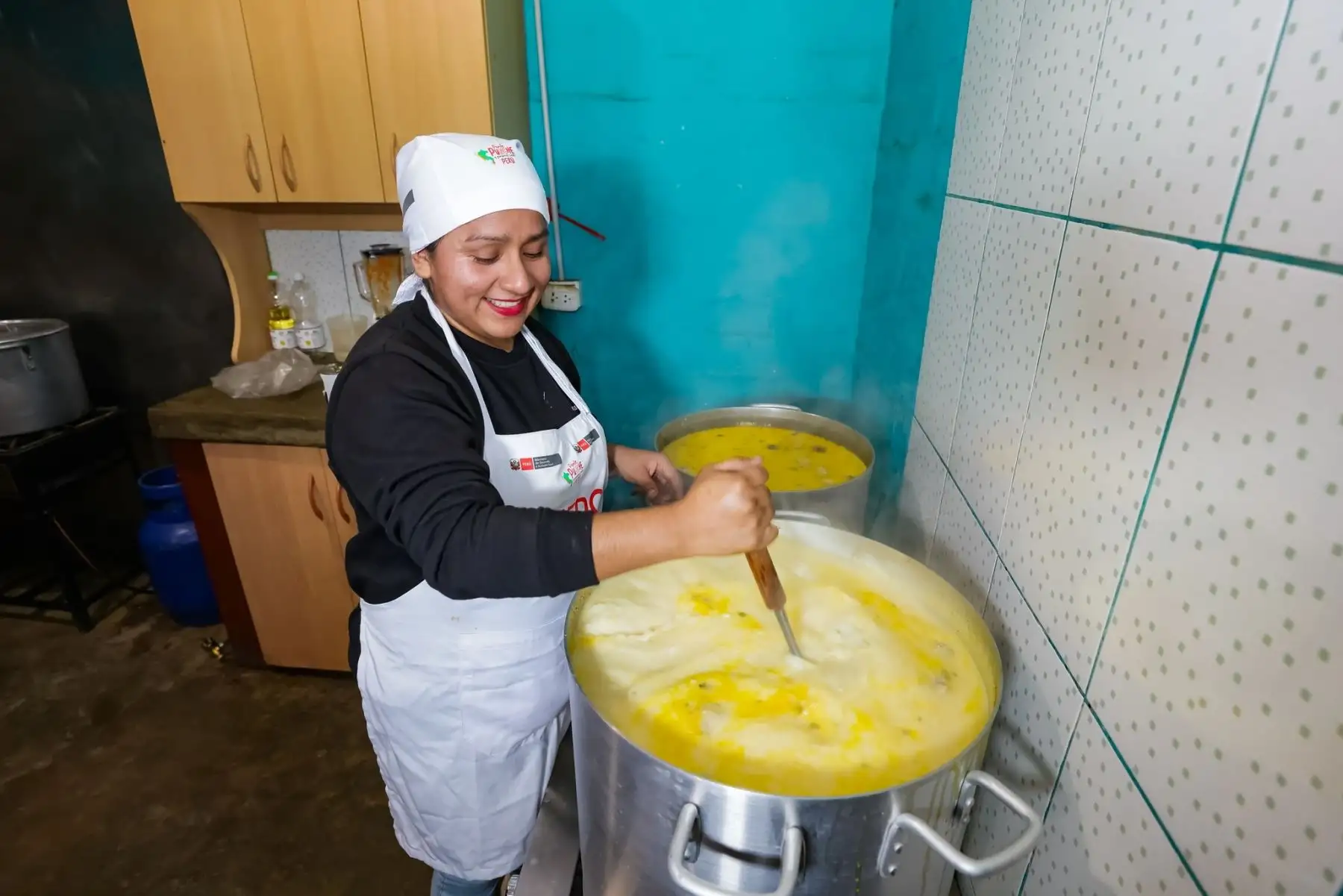 Verificó que el local cuenta con alimentos entregados por la provincia del Callao en la última semana de julio. Foto: ANDINA/Difusión MIDIS