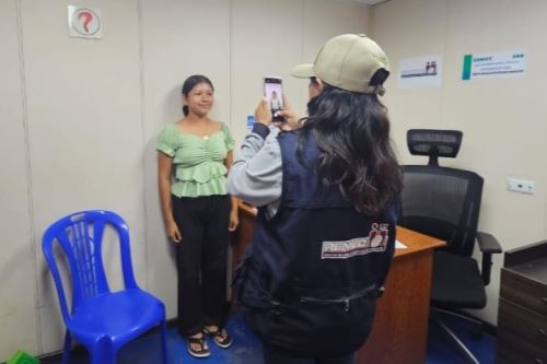 Desde 2004, el Reniec atiende a la población de Santa Rosa a través de campañas de documentación gratuitas e itinerantes. Foto: Reniec
