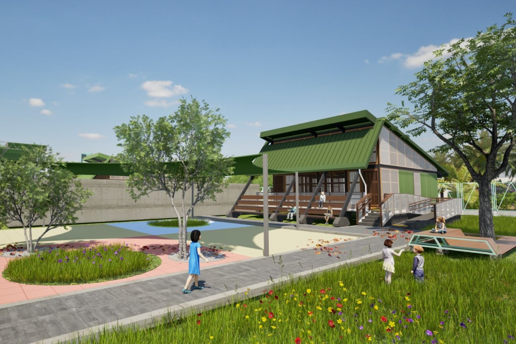 Esta intervención en Puno forma parte del plan piloto Escuelas Modulares Integrales del Minedu. Foto: Minedu