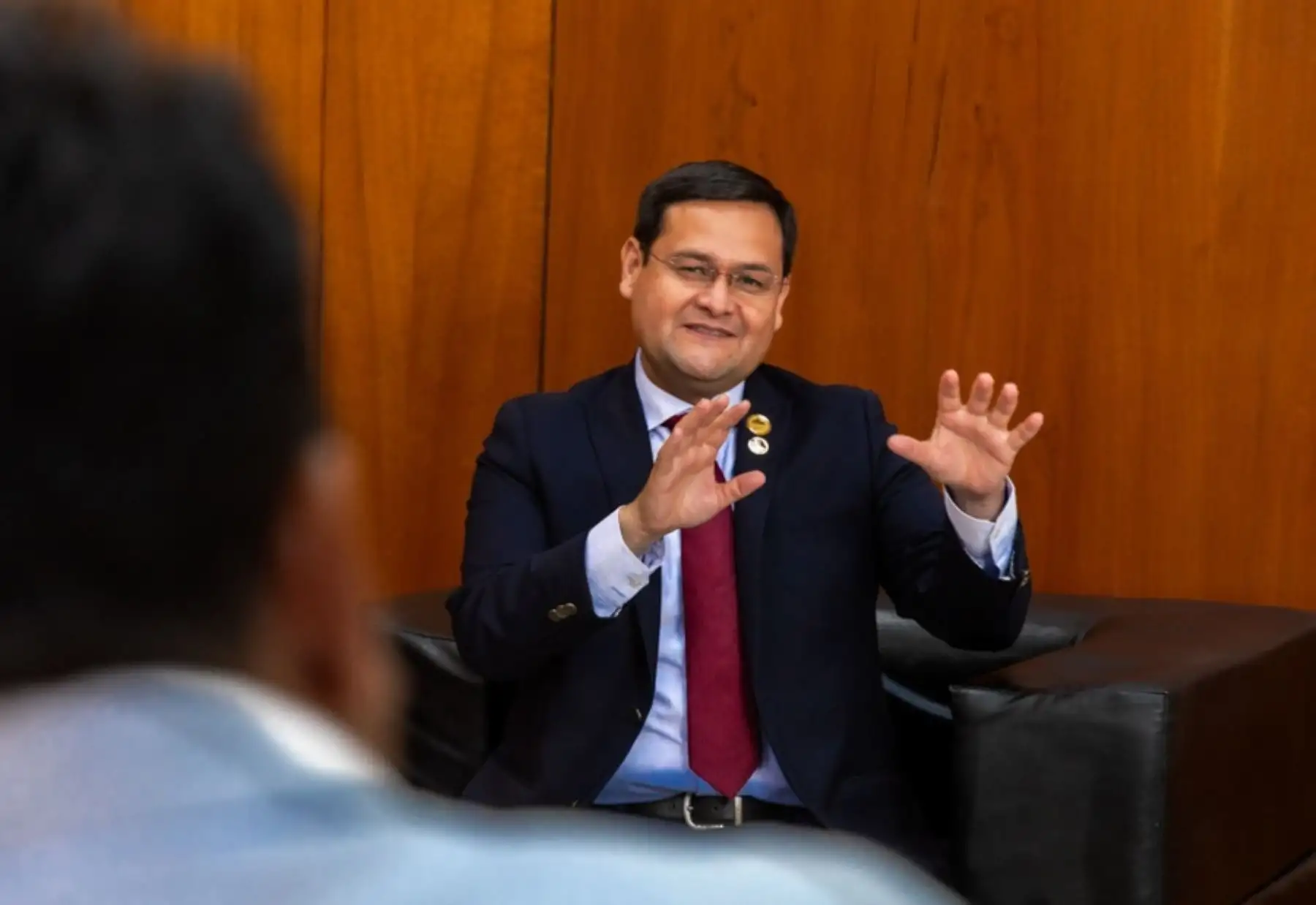 Jorge Luis Pérez Flores, gobernador de Lambayeque, participará en Expo 2025. Foto: ANDINA/Difusión