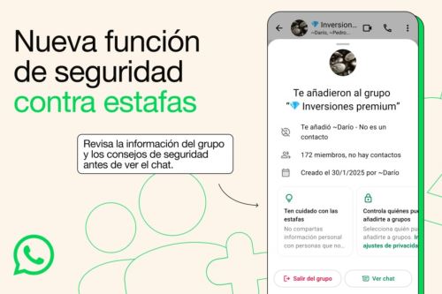 WhatsApp lanza nuevas herramientas para prevenir estafas y elimina 6,8 millones de cuentas vinculadas al crimen.