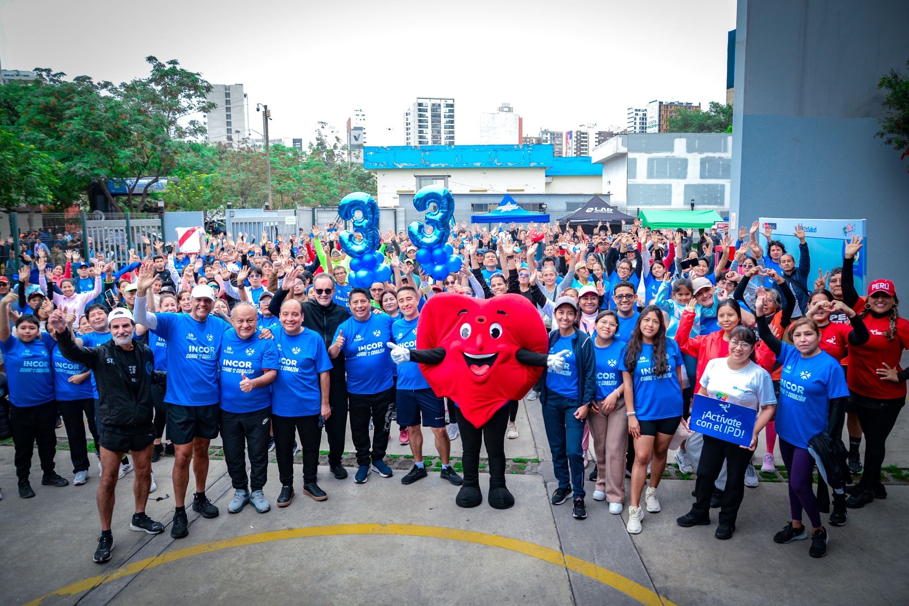 Más de 500 personas participaron en el evento que busca promover la salud cardiovascular, primera causa de muerte en el mundo. Foto: ANDINA/Difusión
