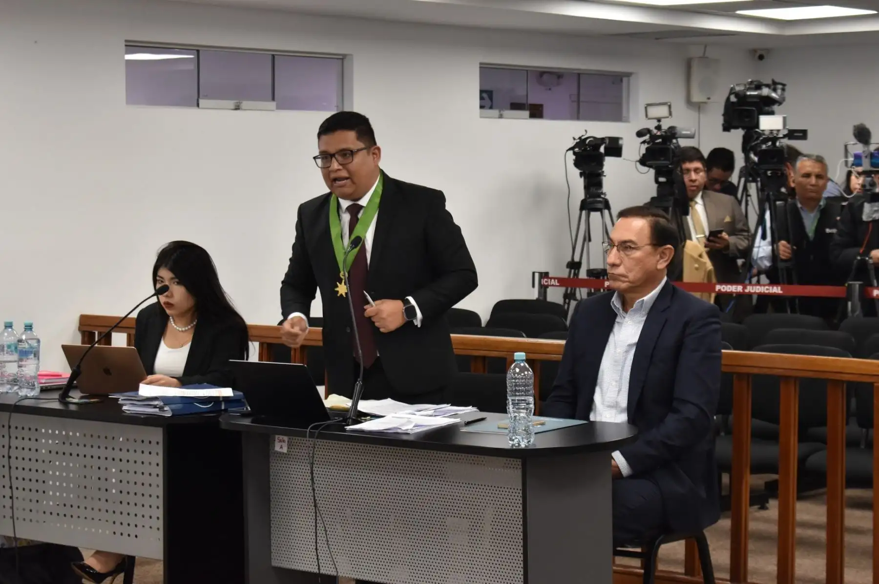 Poder Judicial impone cinco meses de prisión preventiva contra expresidente de la República, Martín Vizcarra Cornejo, por el presunto delito de cohecho pasivo propio. Foto:ANDINA/PJ