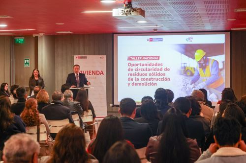 Promueven la economía circular para mejorar gestión de residuos en la construcción. Cortesía MVCS