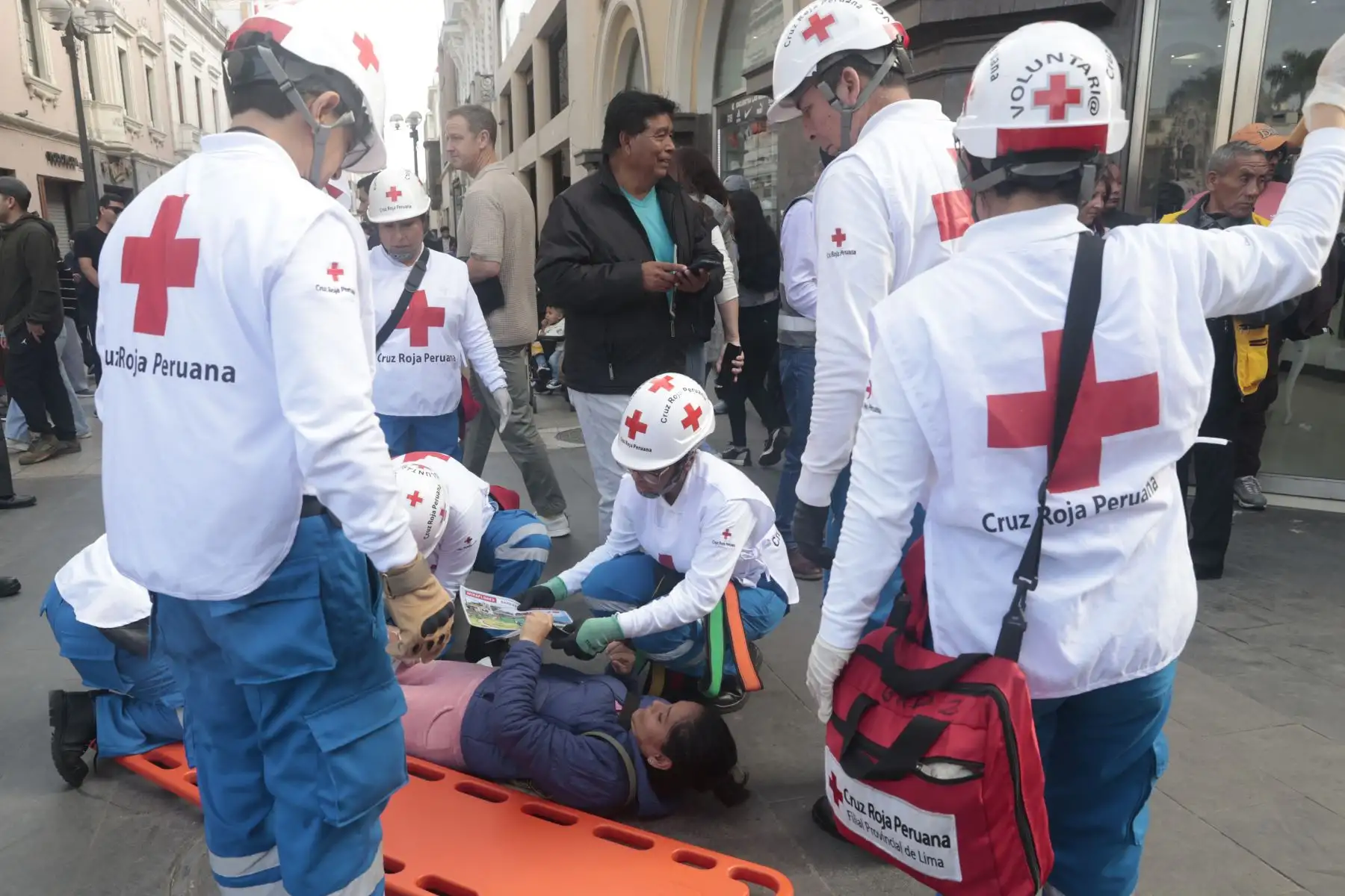 Segundo simulacro nacional multipeligro 2025 se llevó a cabo con gran respuesta ciudadana. 
Foto: ANDINA/Vidal Tarqui