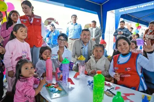 El programa Cuna Más celebró el Día del Niño en San Vicente de Cañete. Foto: MIDIS/Difusión.
