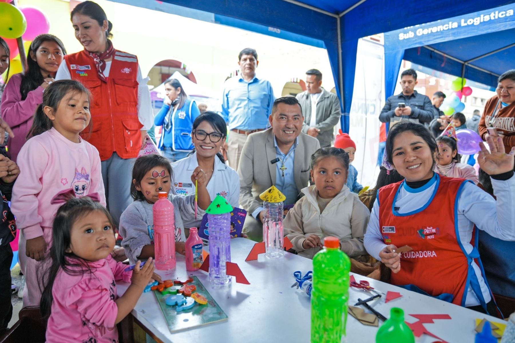 El programa Cuna Más celebró el Día del Niño en San Vicente de Cañete. Foto: MIDIS/Difusión.