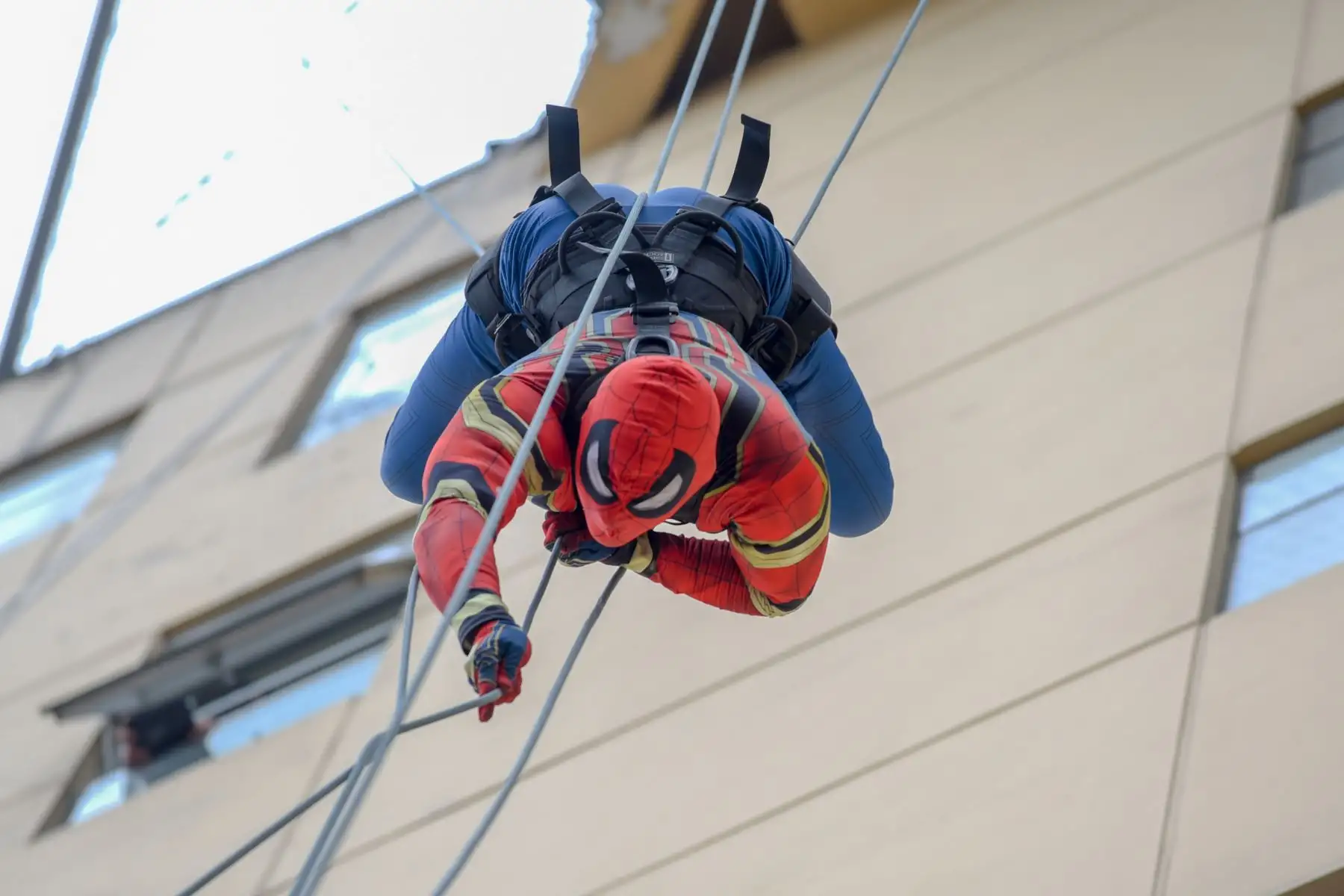 En el Día del Niño, la magia llegó al Instituto Nacional de Salud del Niño San Borja desde lo más alto. Cinco superhéroes Iron Man, Spider-Man, Capitán América, Batman y Superman, descendieron desde el octavo piso del hospital, no para enfrentar villanos, sino para encontrarse con los verdaderos héroes: los niños hospitalizados que a diario luchan con valentía contra enfermedades complejas.
Foto: INSN San Borja