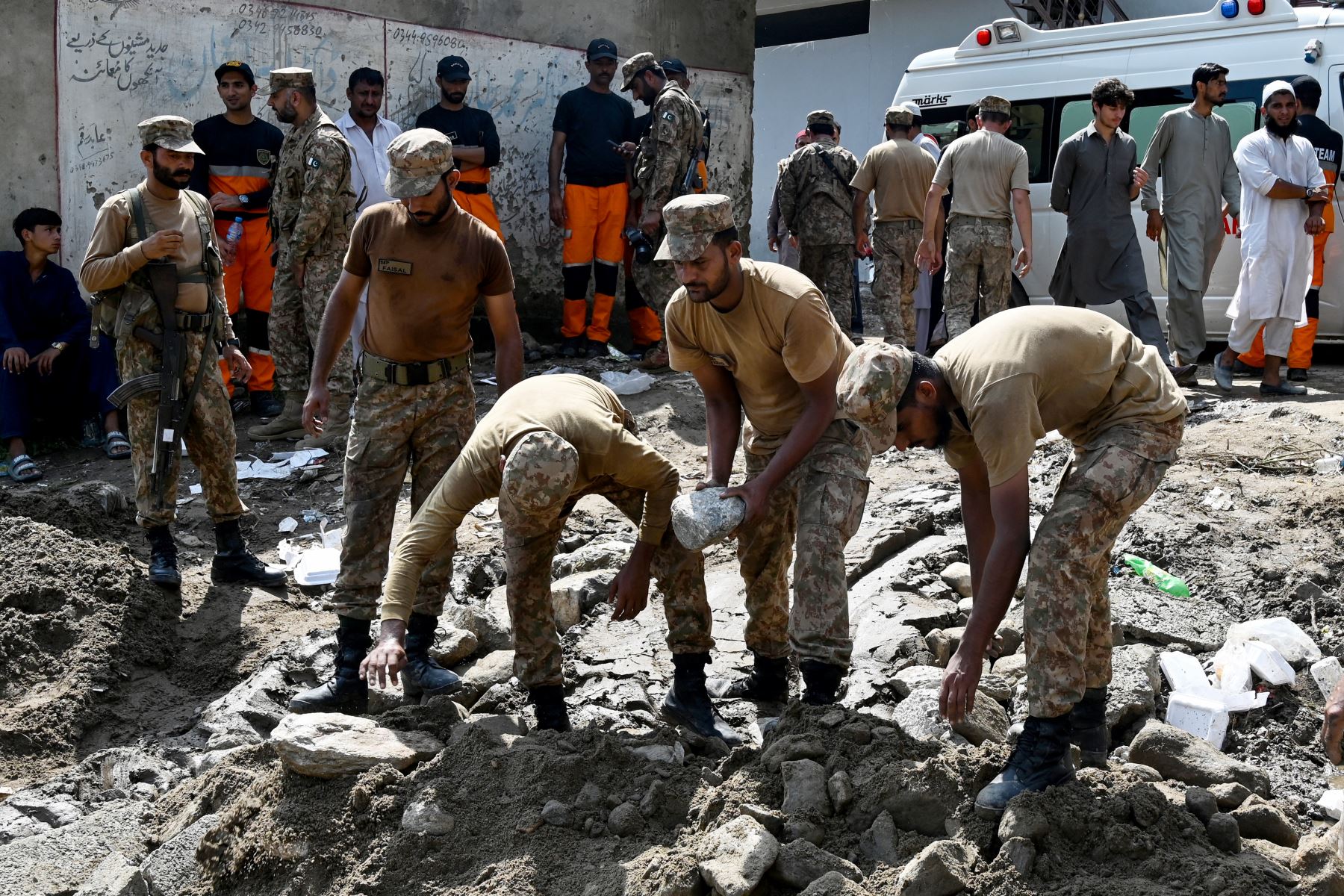 En los últimos dos días, las tormentas más mortíferas de esta temporada golpearon distintos distritos de la provincia montañosa de Khyber-Pakhtunkhwa, fronteriza con Afganistán.
Foto: AFP