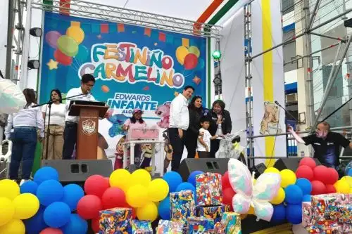 Día del Niño: titular del MIMP participó en degustación de mousse de hierro. Foto: ANDINA/Difusión.