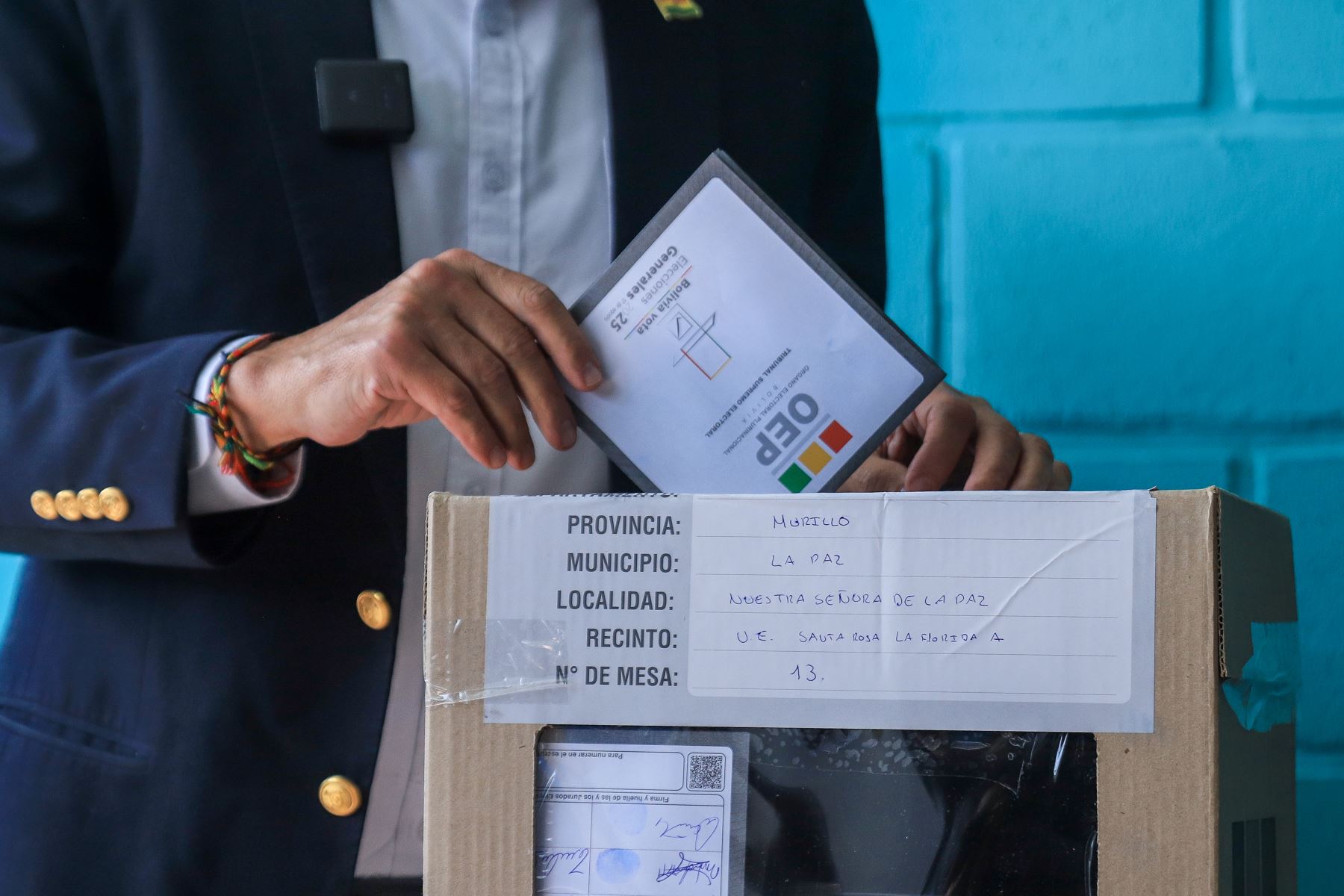 El expresidente y actual candidato a la Presidencia de Bolivia Jorge 