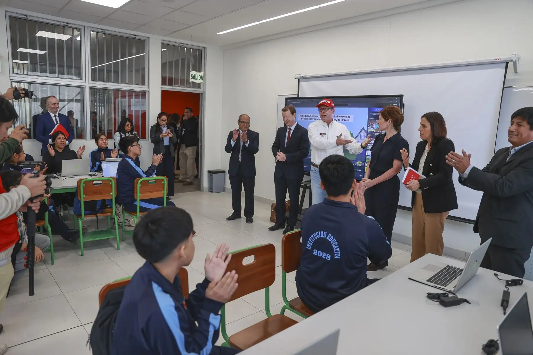 Inauguración Escuela Bicentenario I.E. N° 2028 “Peruano - Británico”. 
Foto: ANDINA/Prensa Presidencia