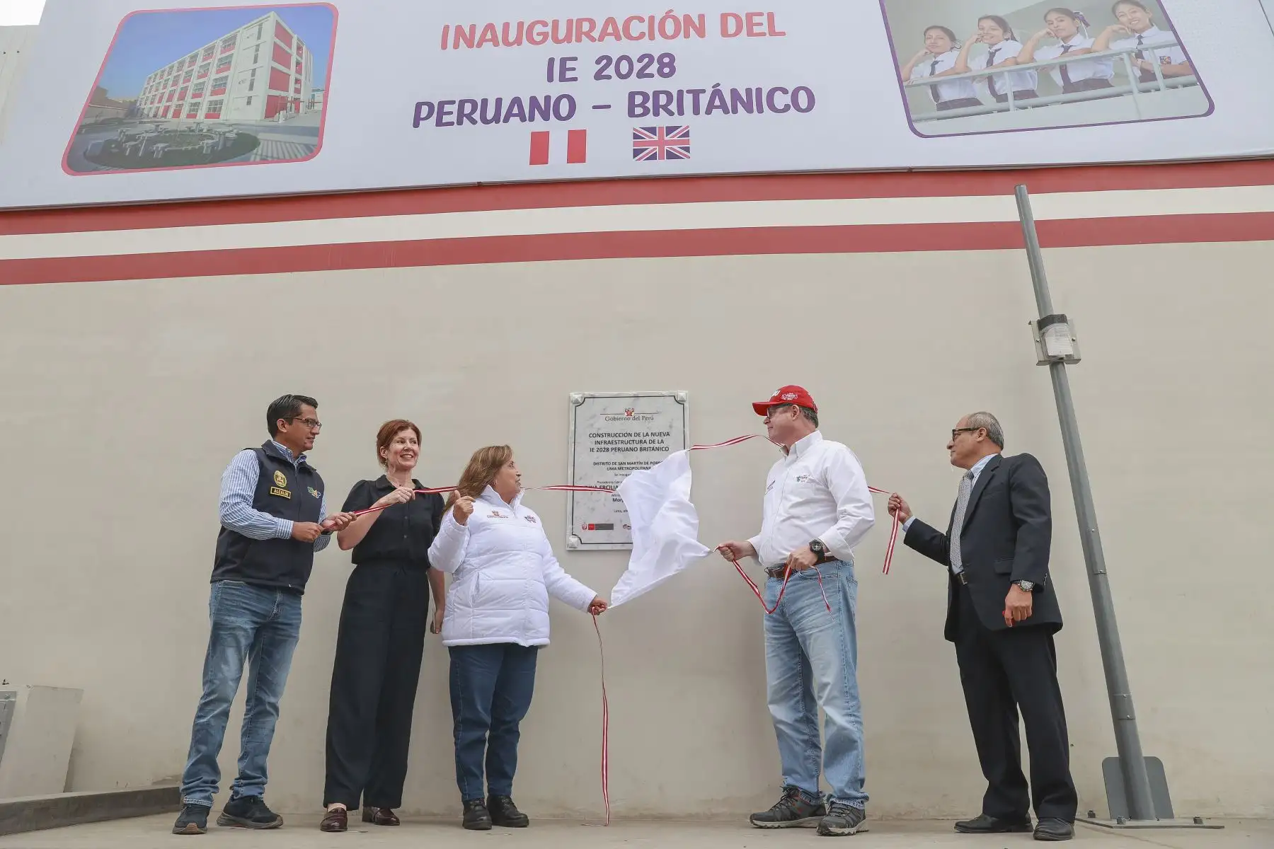 Inauguración Escuela Bicentenario I.E. N° 2028 “Peruano - Británico”. 
Foto: ANDINA/Prensa Presidencia