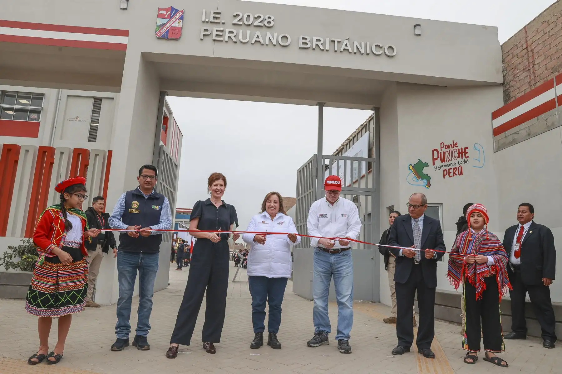 Inauguración Escuela Bicentenario I.E. N° 2028 “Peruano - Británico”. 
Foto: ANDINA/Prensa Presidencia