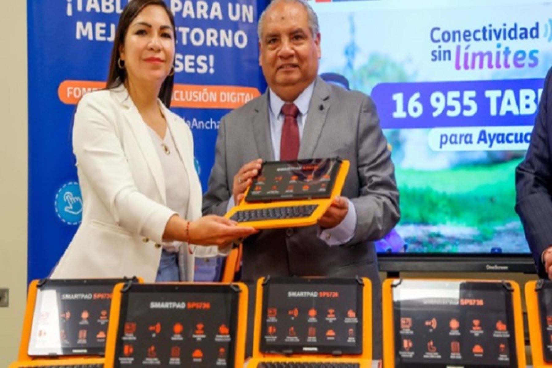 La distribución de estas tabletas completa un total de 41,057 dispositivos entregados en el contexto de los proyectos de banda ancha.