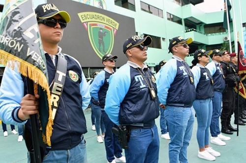 Resaltan labor de inteligencia operativa del Escuadrón Verde en lucha contra criminalidad. Foto: ANDINA/Difusión.