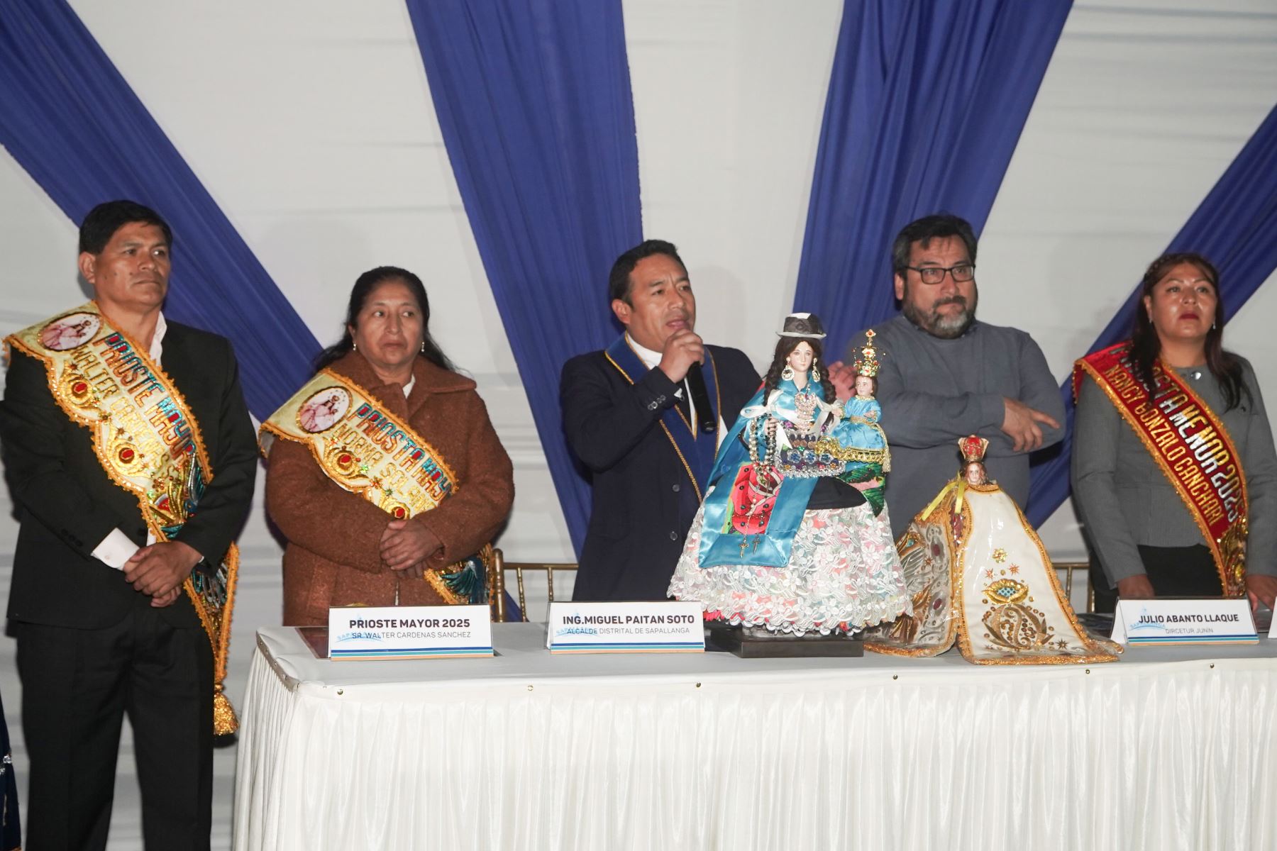 Cabe señalar que la sagrada imagen de la Virgen de Cocharcas se encuentra en el altar mayor por 424 años, siendo una de las más veneradas por todo el Valle del Mantaro.  Foto: ANDINA/Difusión