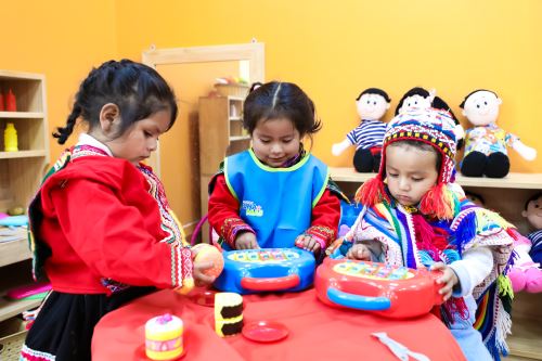 Una de las prioridades del Midis es promover y garantizar el desarrollo infantil temprano. Foto: MIDIS/Difusión