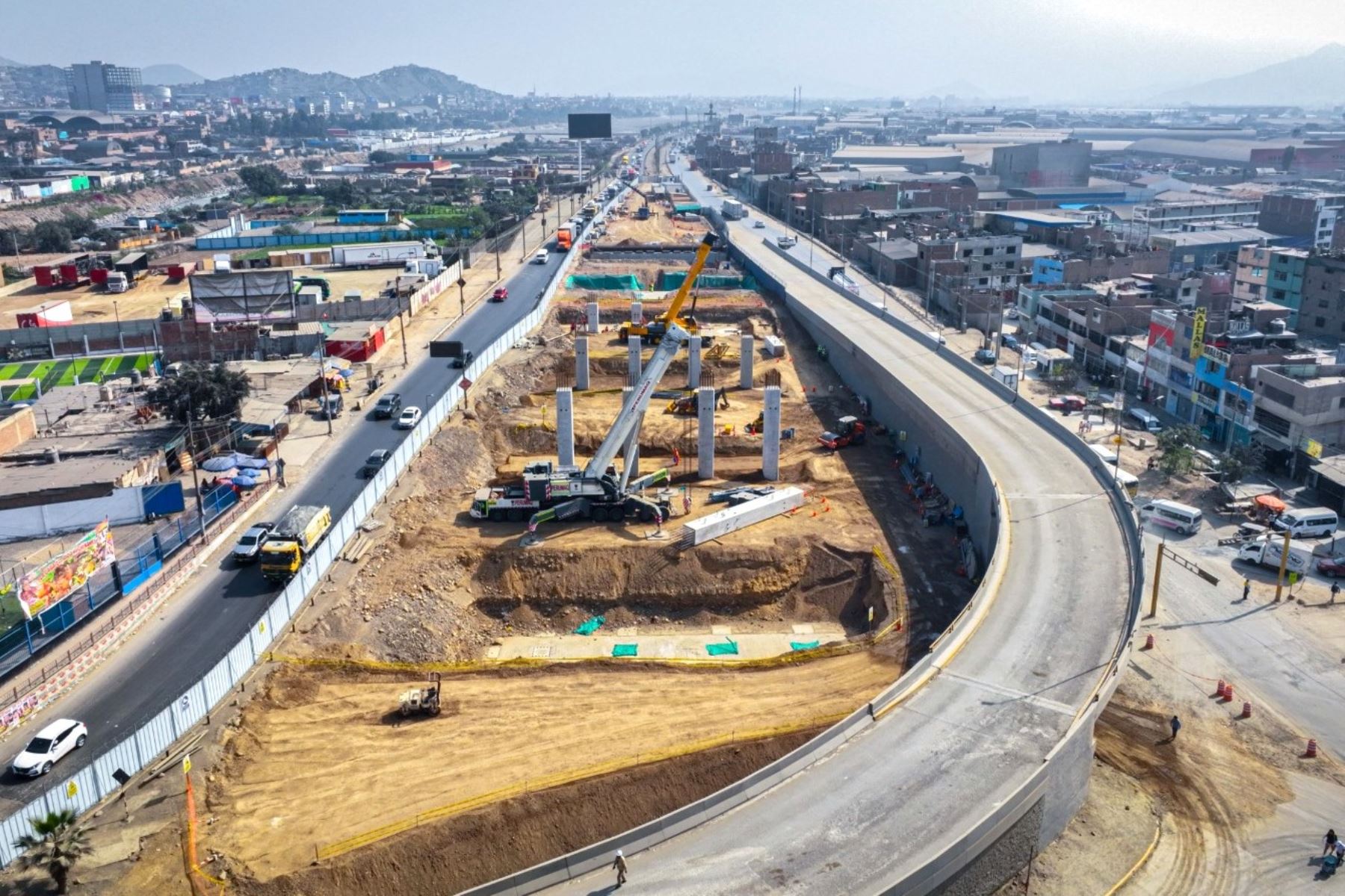 Nuevo bypass Las Torres: obras registran 40% de avance. Foto: ANDINA/Difusión.