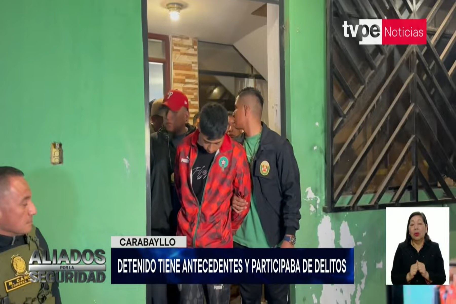 Paolo Ramírez (21) será investigado por presunta vinculación a la banda del ‘Monstruo’ y por delitos relacionados con tráfico de drogas y armas. Foto: Captura TV