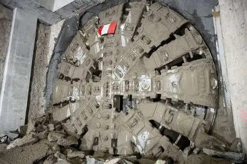 La tuneladora Micaela avanza bajo el cauce del río Rímac como parte de la construcción del ramal de la Línea 4 del Metro de Lima y Callao. Foto: ANDINA/Difusión