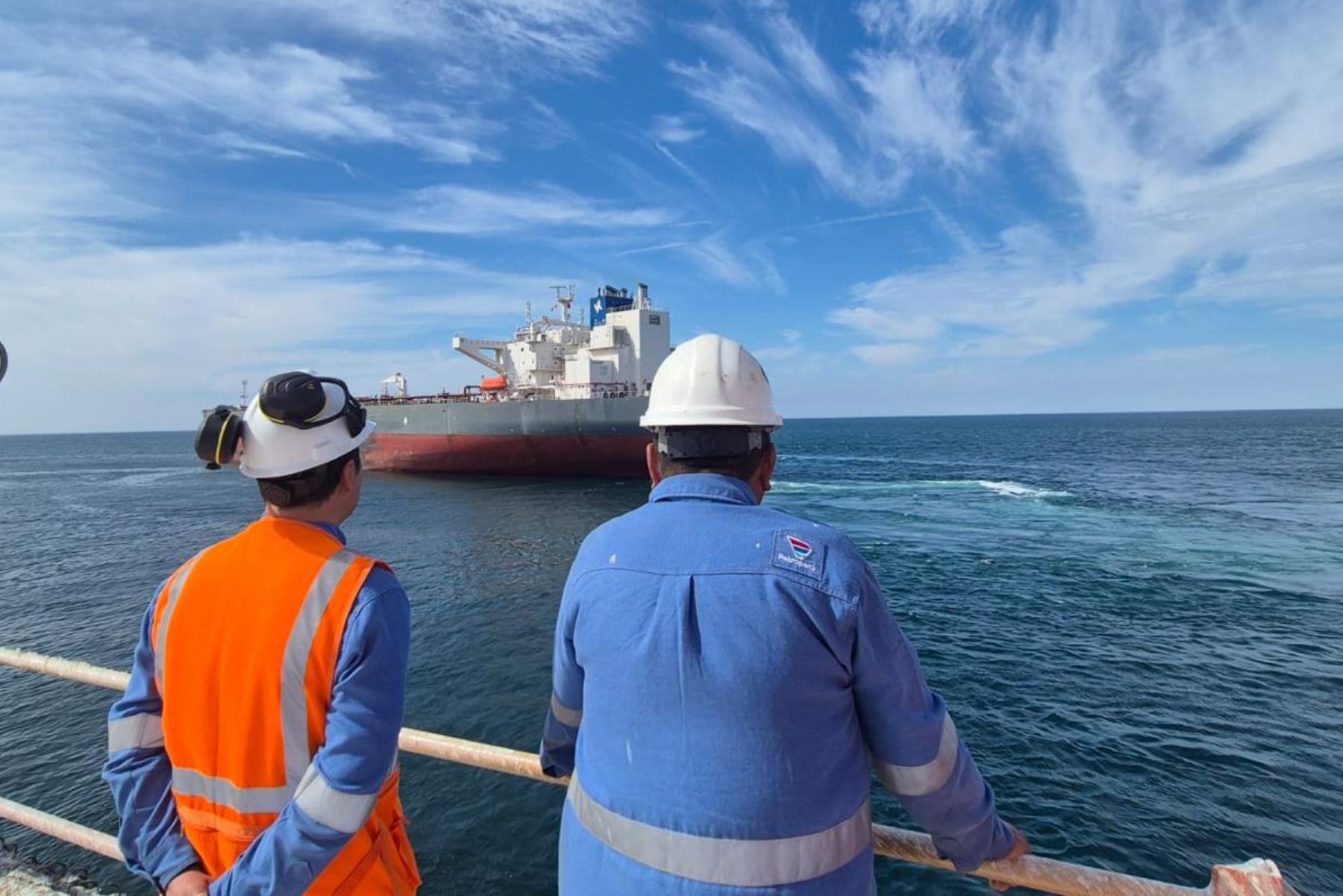 Nueva Refinería Talara recibió más de un millón de barriles de crudo proveniente del Ecuador en un buque tanque. ANDINA/Difusión