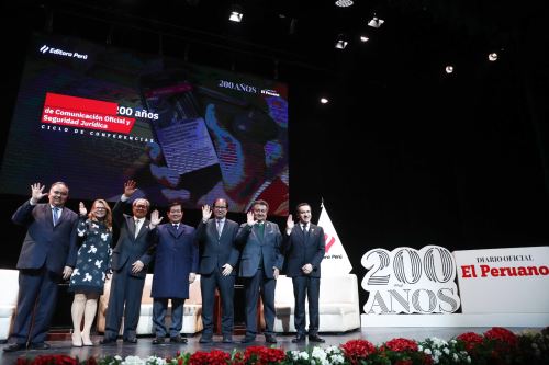 En el marco de su bicentenario el Diario Oficial inaugura el ciclo de conferencias "El Peruano: 200 años de Comunicación Oficial y Seguridad Jurídica"