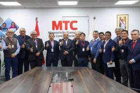Durante el encuentro con los transportistas, el MTC acordó instalar con los gremios una mesa de trabajo permanente, que será formalizada mediante resolución ministerial, con la finalidad de dialogar con objetivos claros y avanzar en la mejora del orden y la formalidad del transporte en la ciudad.ANDINA/Difusión