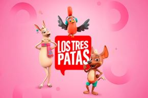 Ellos son Lamita (izq.), Tunki (cen.) y Tato (der.), tres patas que representan la diversidad del Perú. ¿Con cuál te identificas? Foto: Marca Perú