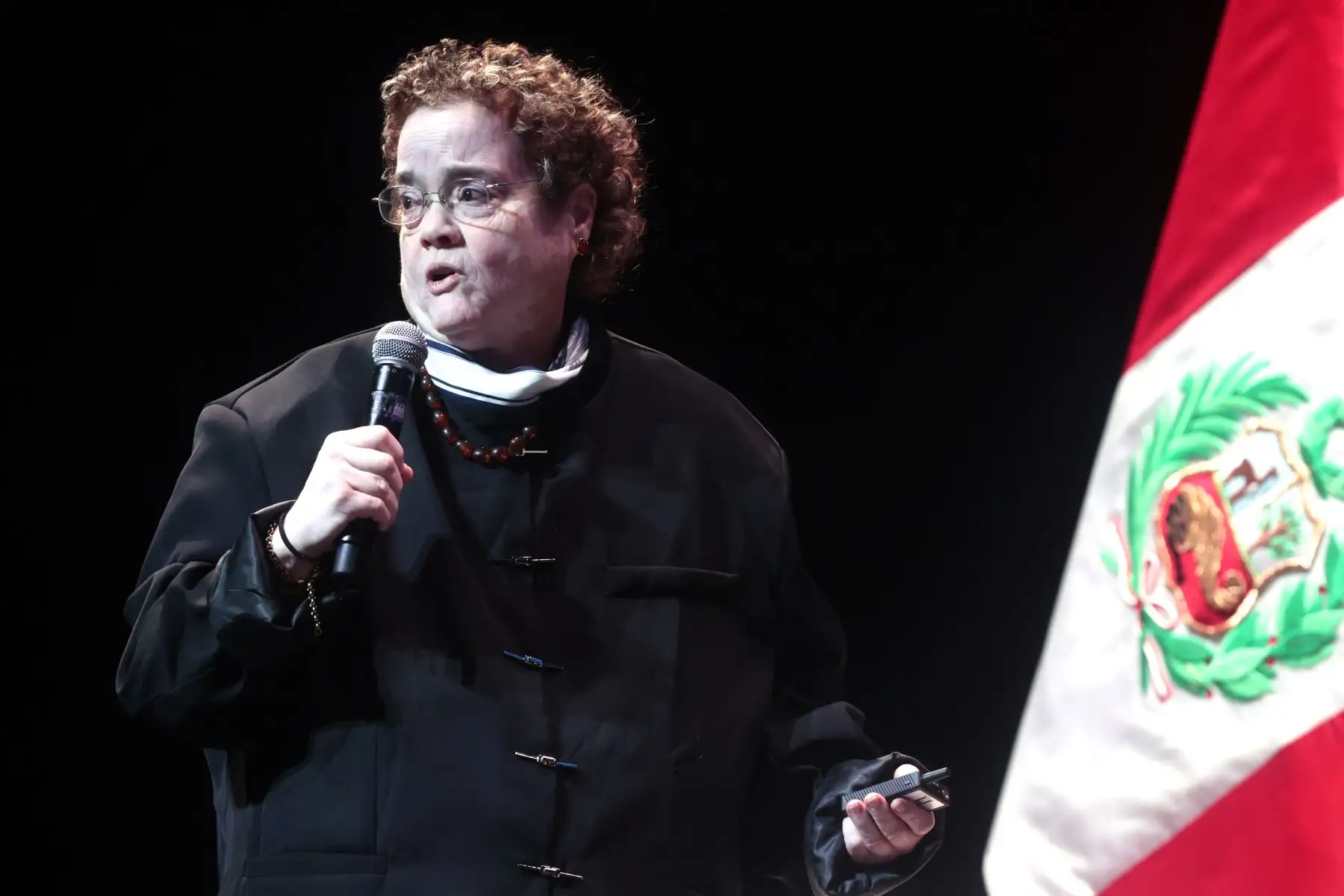 Melanie Pérez Cartier, CEO de Trípode, expuso durante el conversatorio "Una transformación inevitable: Los dinosaurios no tenían redes", en el marco del segundo día de las conferencias "El Peruano: 200 años de Comunicación Oficial y Seguridad Jurídica", que se realiza en el Centro de Convenciones NOS PUCP de San Isidro.
Foto: ANDINA/Vidal Tarqui