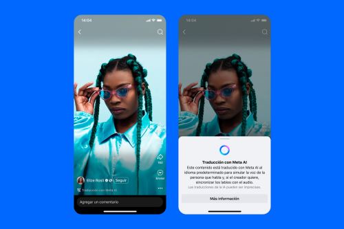 A partir de hoy se amplía el acceso de las traducciones de Meta AI, una herramienta sin costo que -una vez activada- traduce automáticamente y sincroniza los labios de tus reels a otro idioma.