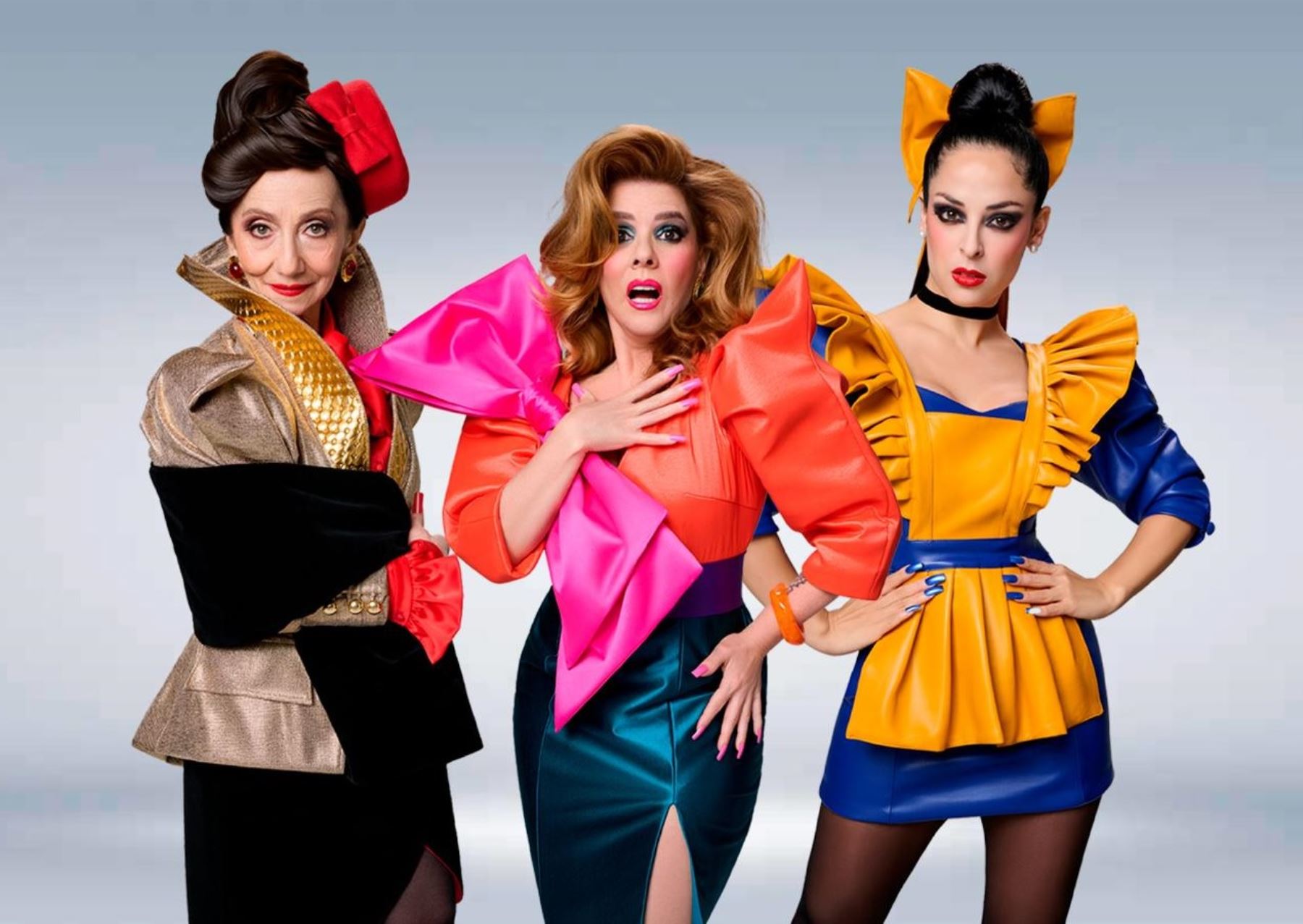Johanna San Miguel junto a Andrea Luna y Ana Cecilia Natteri en una vida de novela.