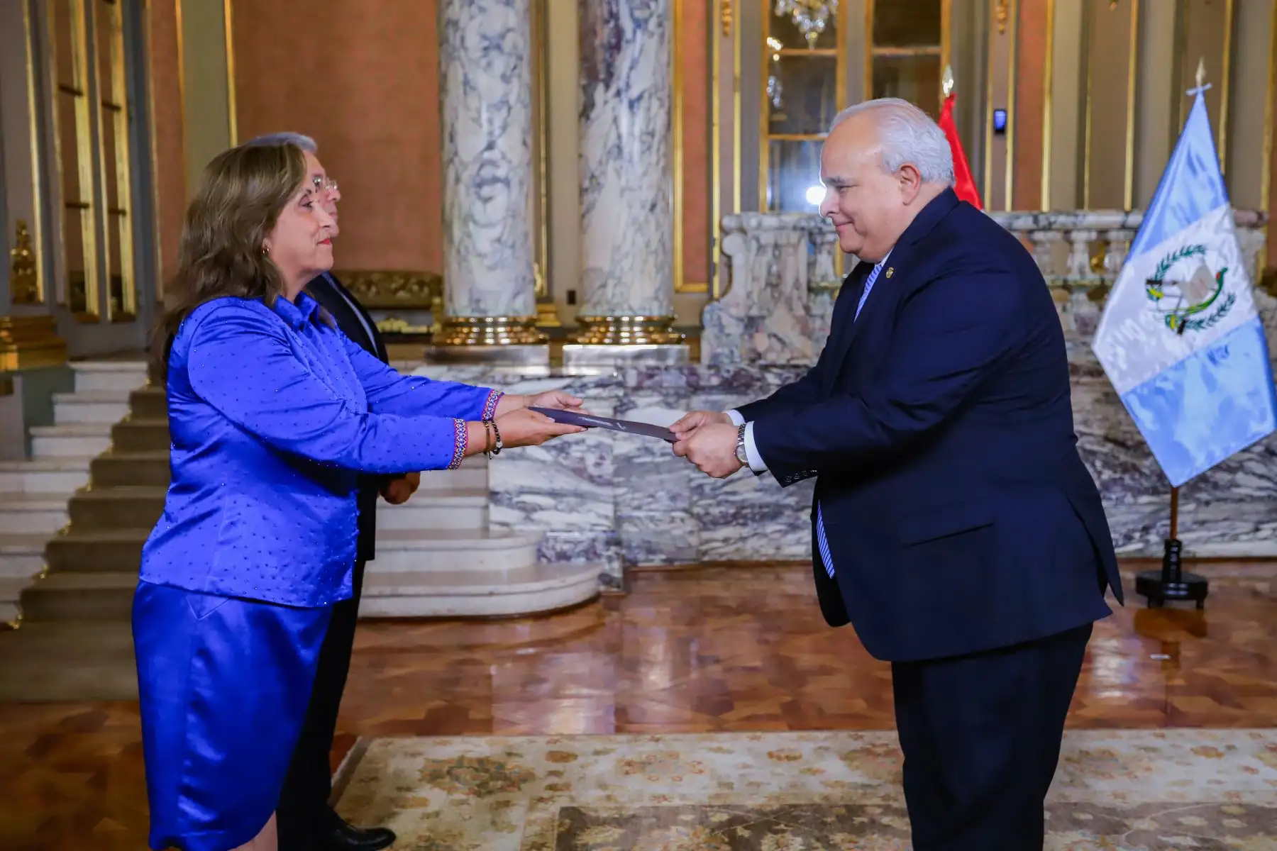 Ceremonia de Presentación de Cartas Credenciales Embajadores Residentes y Embajadores Concurrentes Bélgica, Guatemala, República Eslovaca, Kuwait, Suecia y Nepal. Foto: ANDINA/Prensa Presidencia