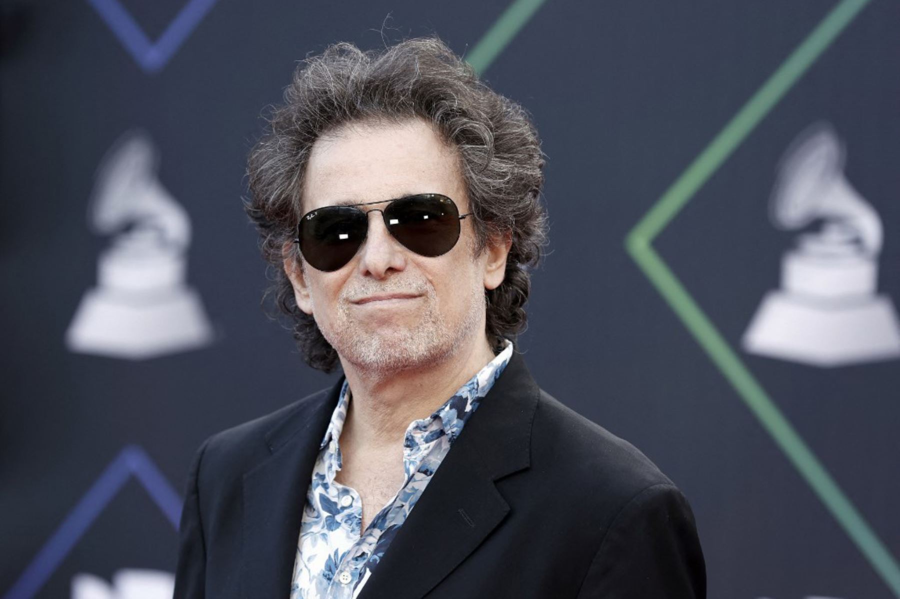Andrés Calamaro asiste a la 22nd Entrega Anual del Latin GRAMMY en el MGM Grand Garden Arena el 18 de noviembre de 2021 en Las Vegas, Nevada. Foto: AFP