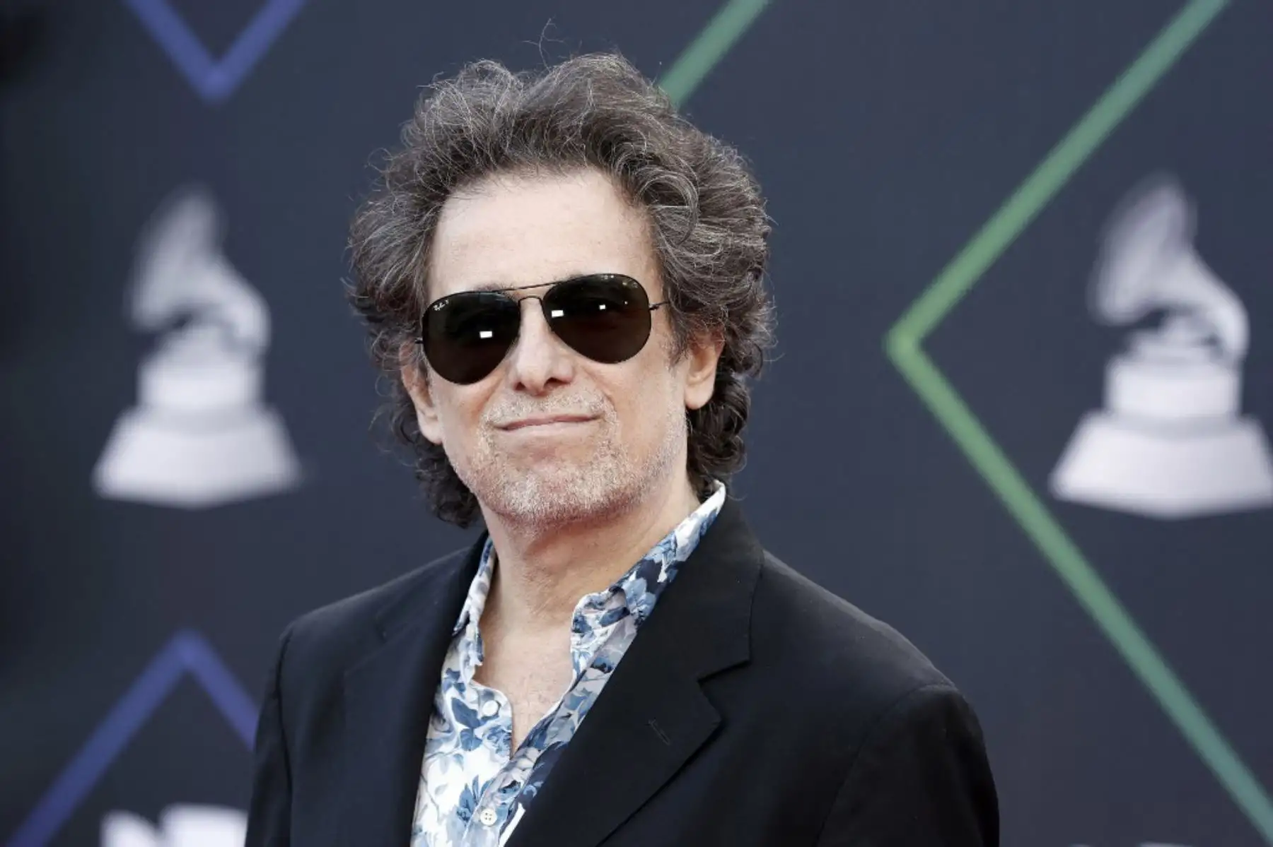 Andrés Calamaro asiste a la 22nd Entrega Anual del Latin GRAMMY en el MGM Grand Garden Arena el 18 de noviembre de 2021 en Las Vegas, Nevada. Foto: AFP