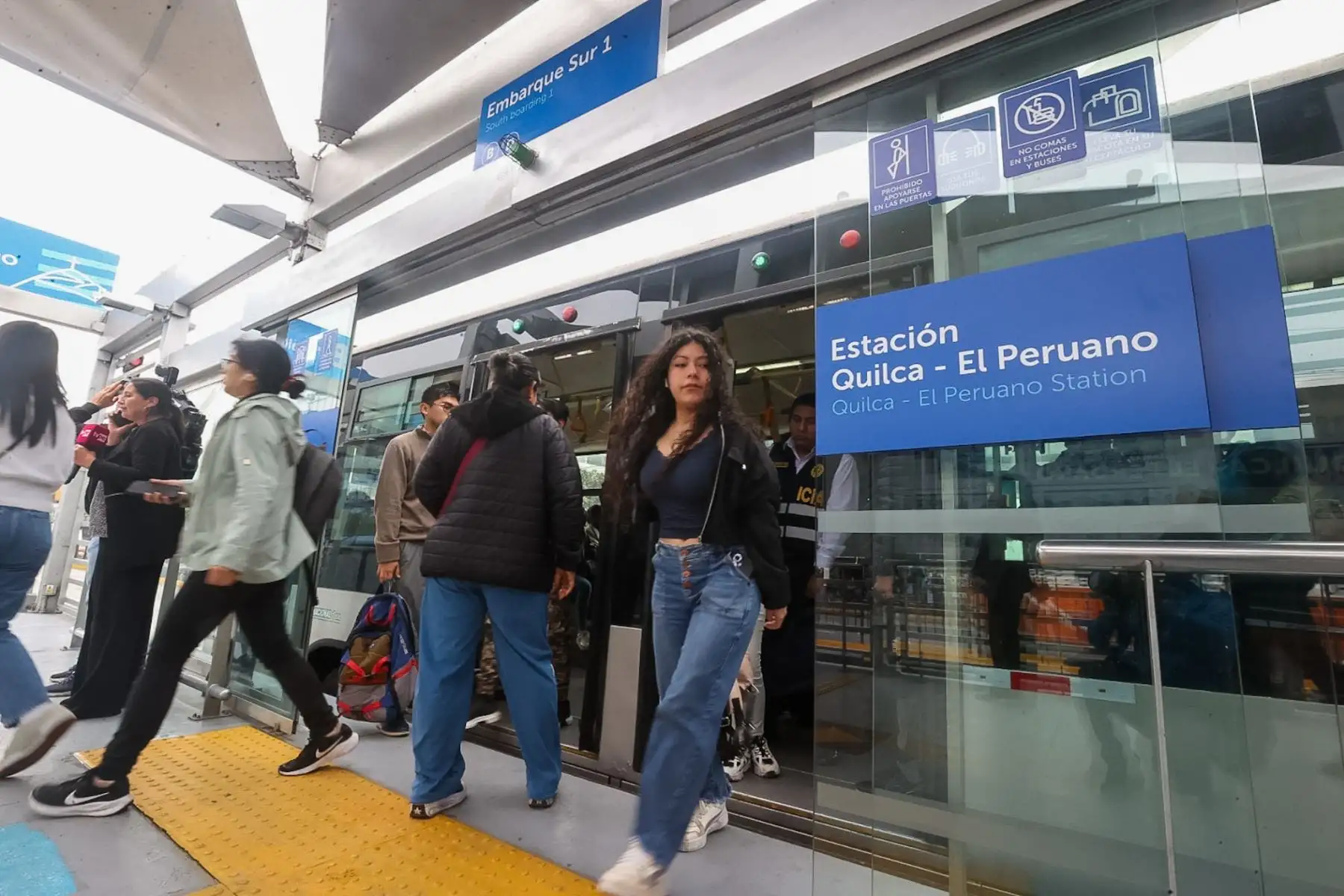 Estación Quilca - El Peruano del Metropolitano.

Foto: ANDINA/Juan Carlos Guzmán Negrini